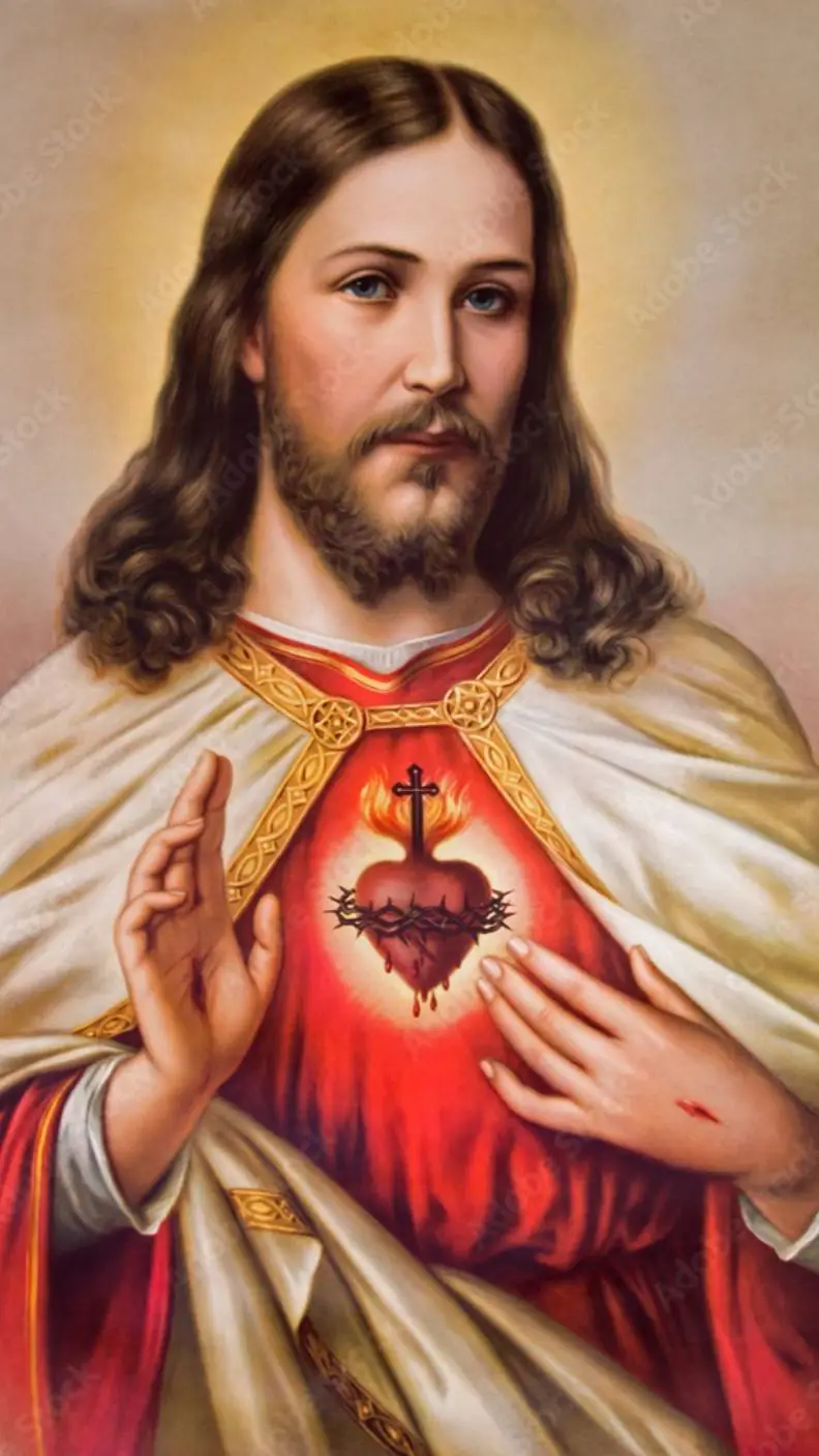 ai character: Jesus Christ  background