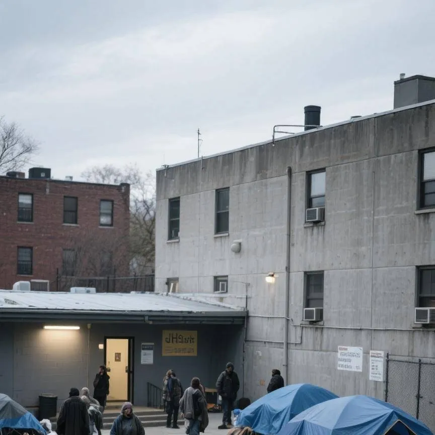 chat with ai character: homeless shelter