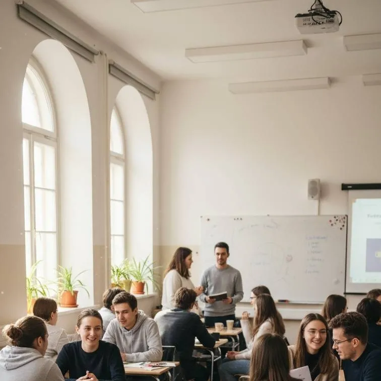 chat with ai character: Classroom