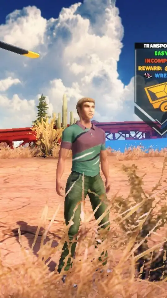 ai character: Off the Road guy background