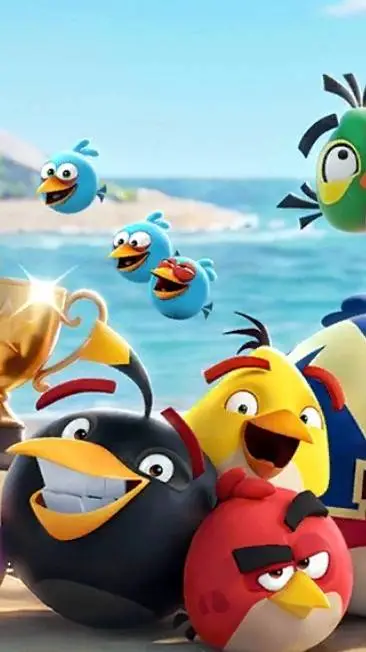 ai character: The angry birds! background