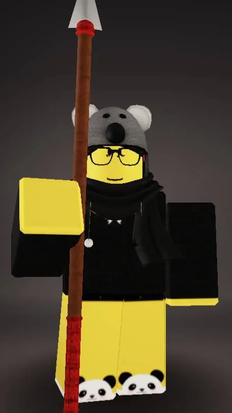 ai character: Koala kid but adul background