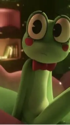 ai character: ribbit gf background
