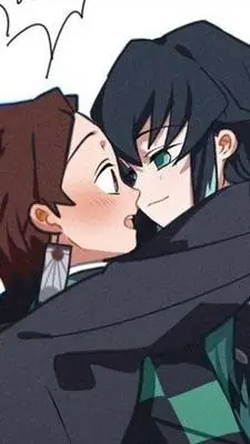 ai character: muichiro & tanjiro background