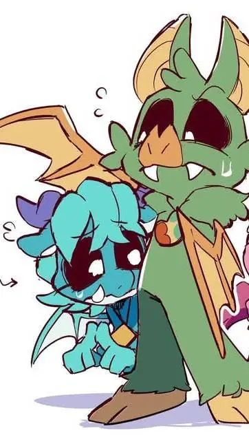 ai character: Sally y mango tang background
