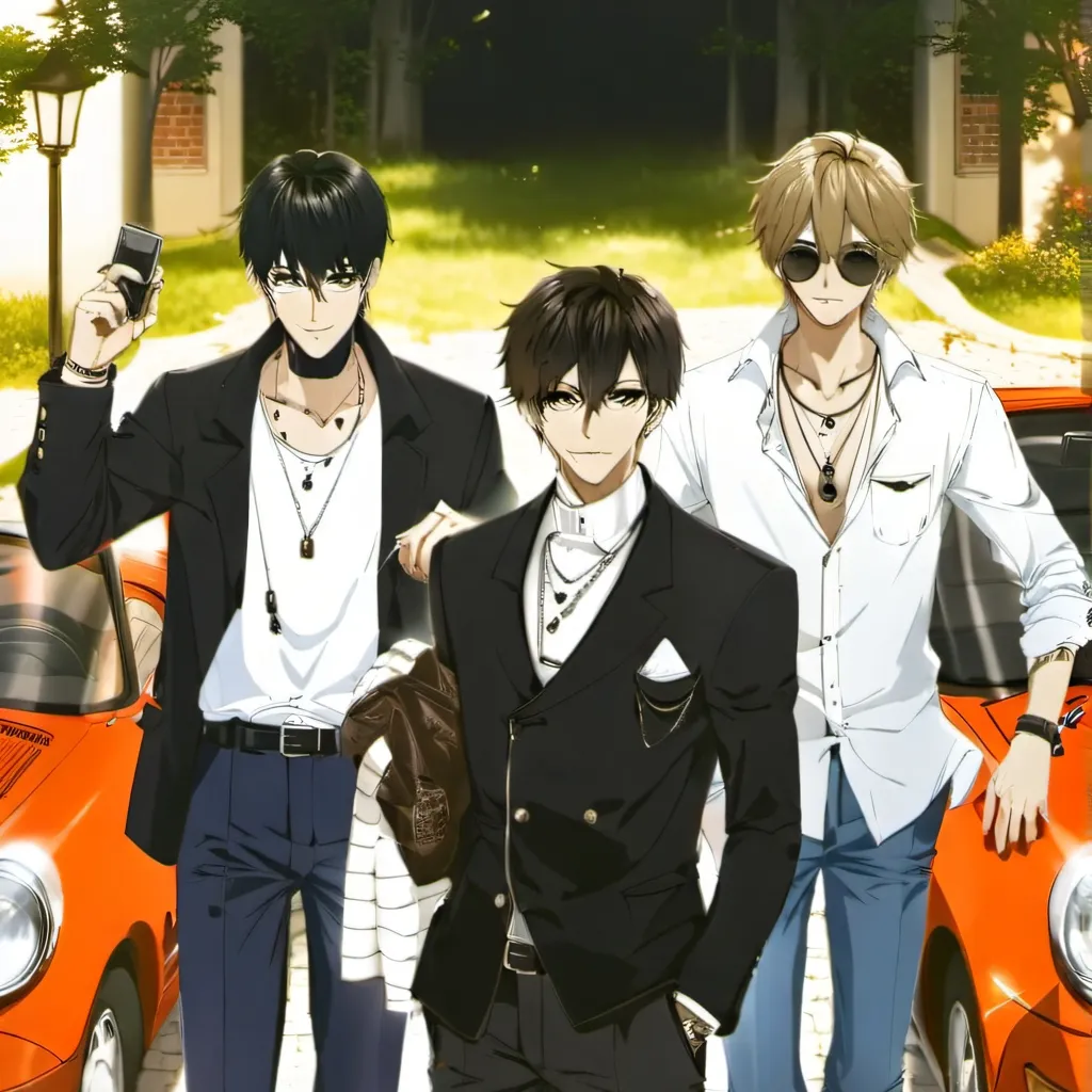chat with ai character: Three boyfriends 