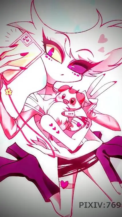 ai character: ANGEL DUST  background