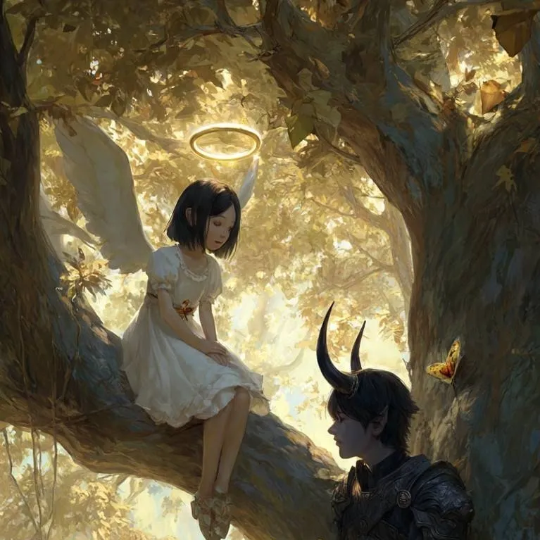 chat with ai character: Demons and Angels 