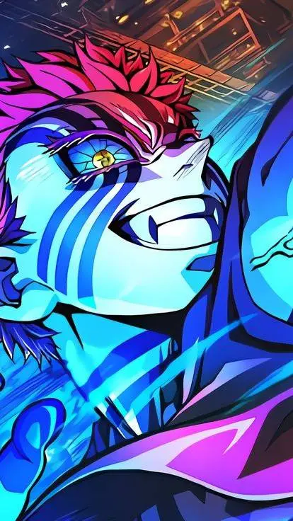 ai character: Akaza death background