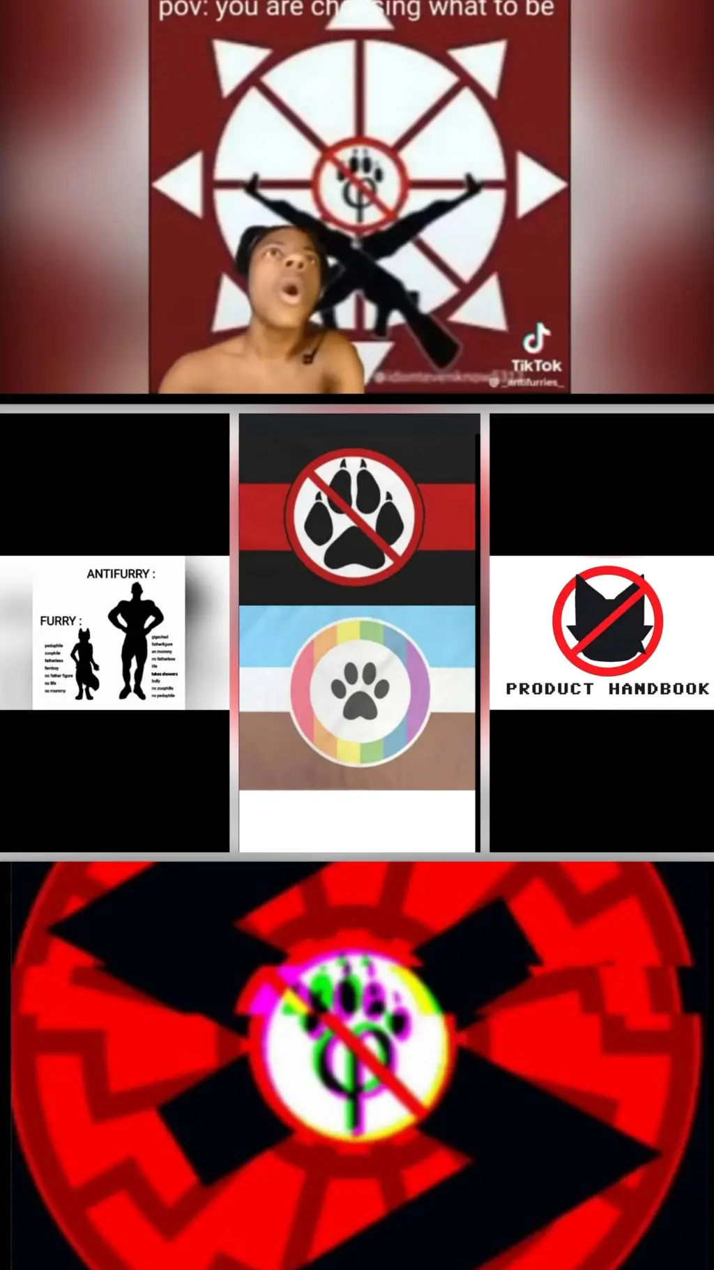 ai character: Anti Furry background