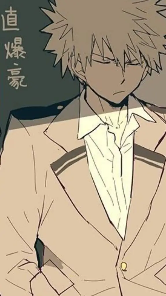 ai character: Bakugo i Todorki background