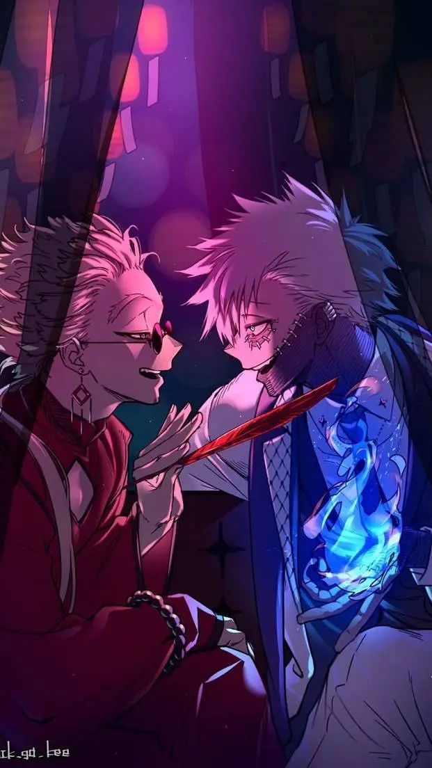 ai character: Dabi x Hawks  background