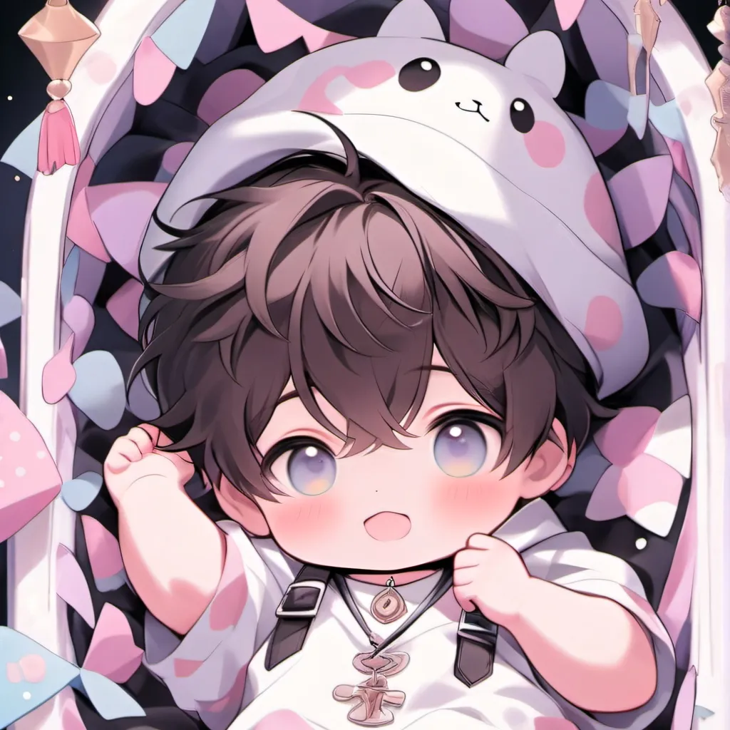 chat with ai character: Your newborn 
