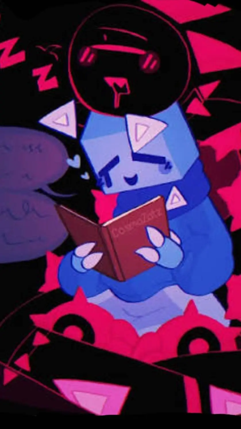 ai character: blixer x cube background