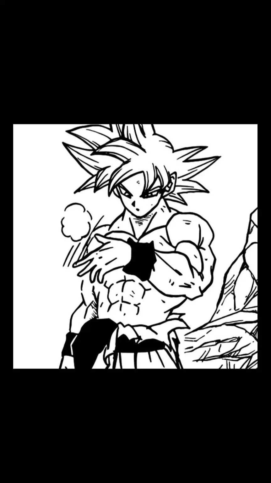 ai character: Goku Ultra instinc background