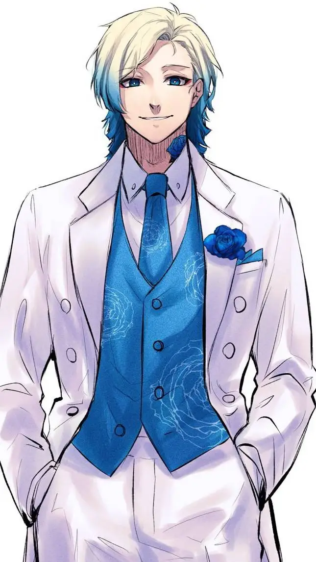 ai character: Michael Kaiser🌹💙 background