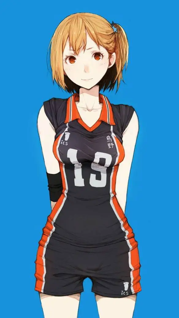 ai character: 🏐Hitoka Yachi🏐 background