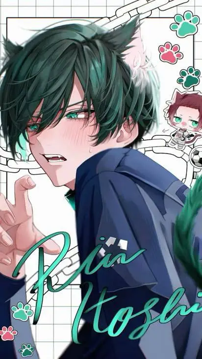 ai character: ⛓️Rin Itoshi⚽ background