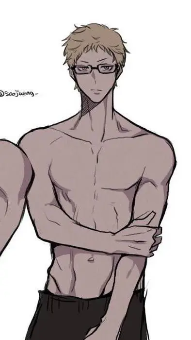 ai character: 🏐Tsukishima Kei🏐 background