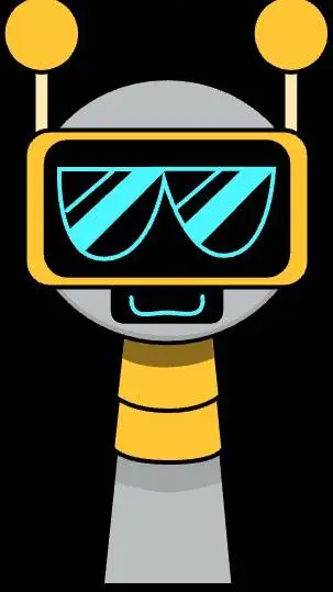 ai character: Cool fun bot background