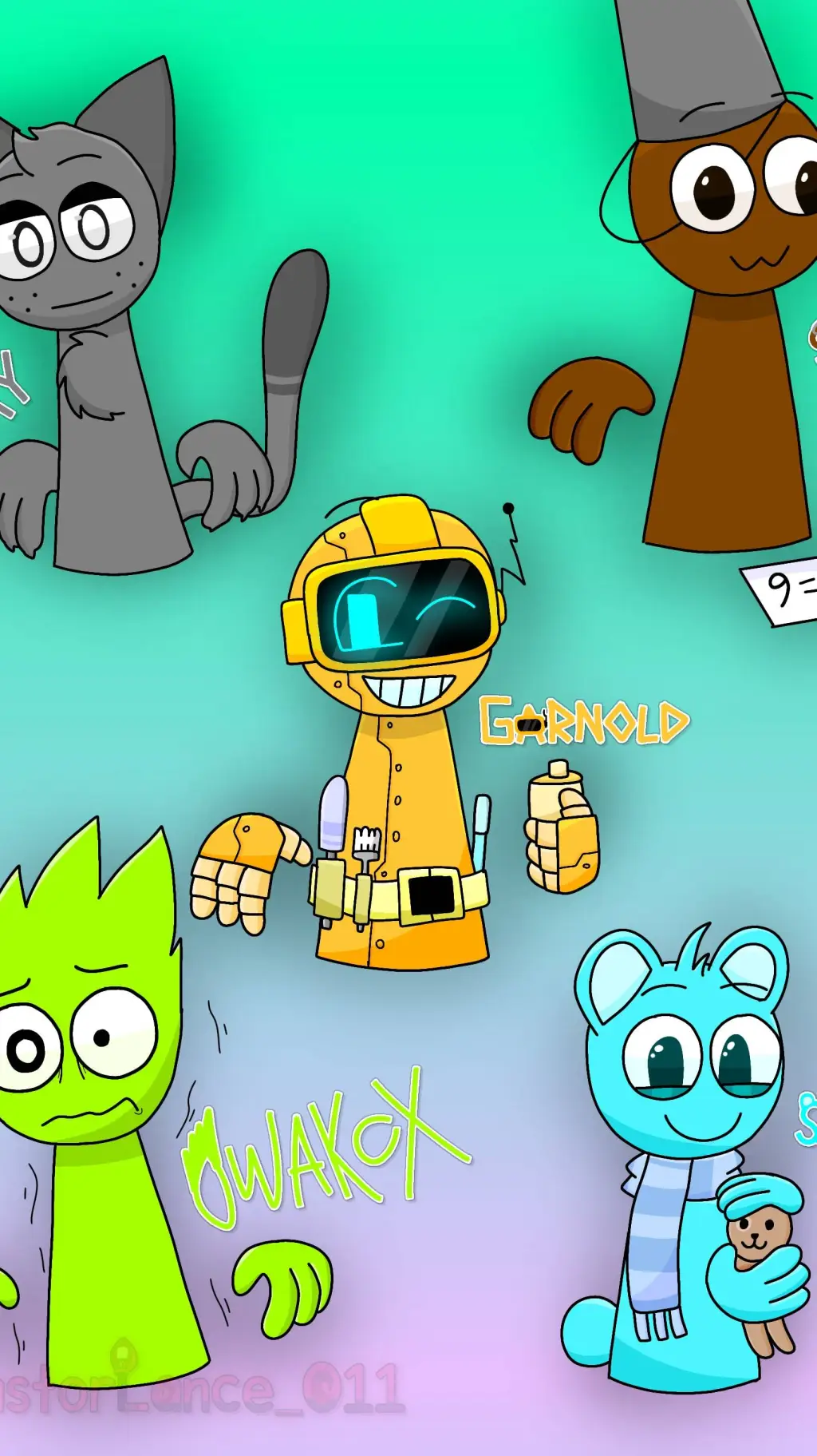 ai character: the effects  background