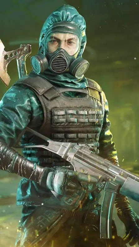 ai character: GRE hazmat  background