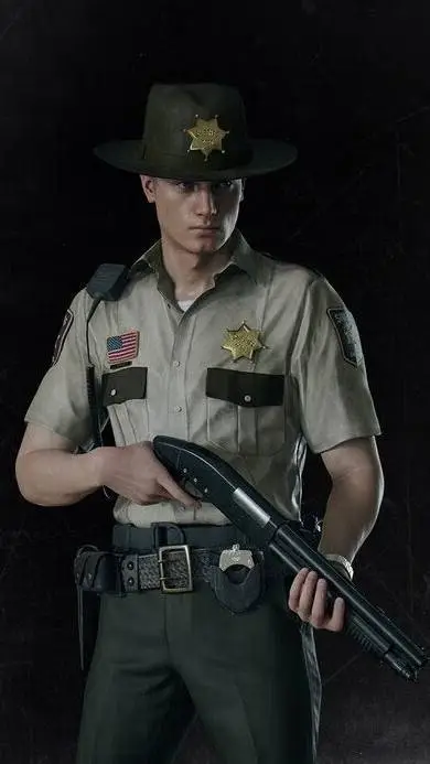 ai character: alrkay sheriff  background