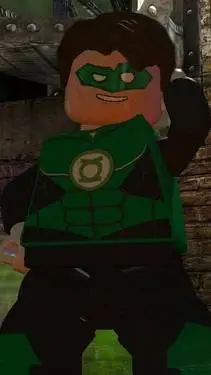 ai character: green lantern  background