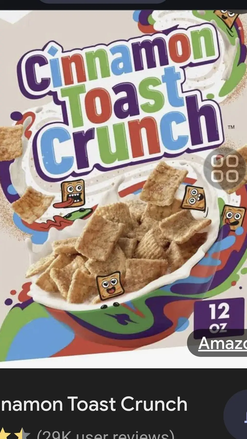 ai character: Cannibal cereal background
