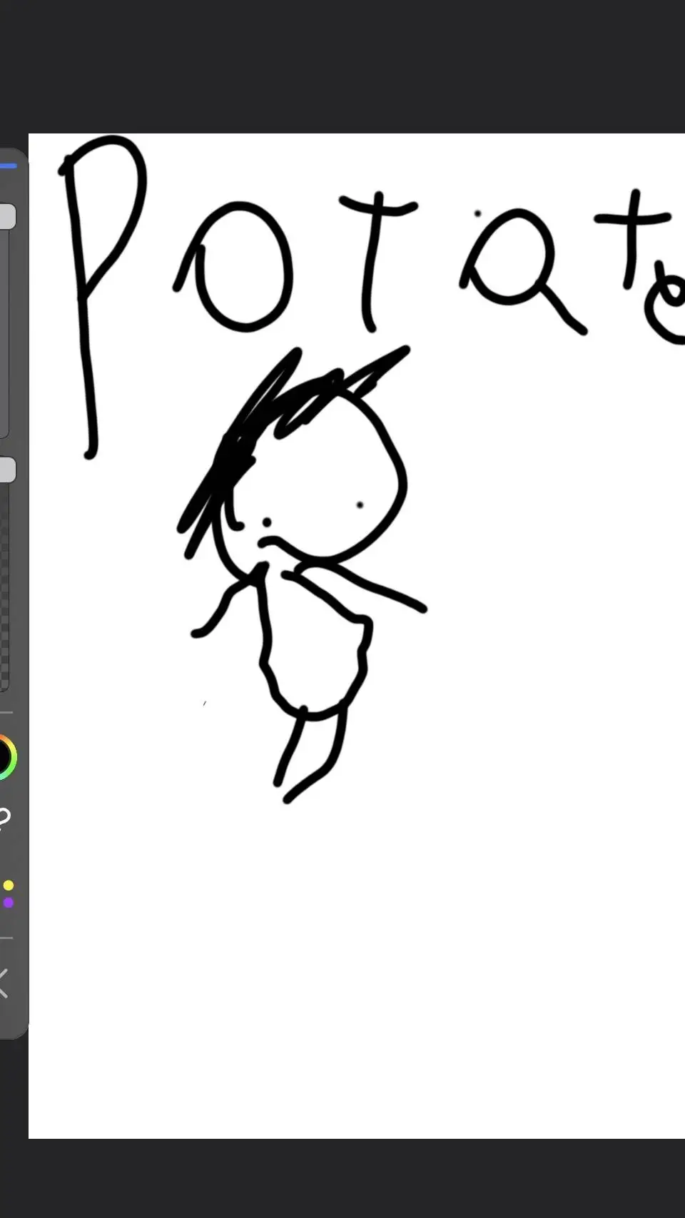 ai character: potat background