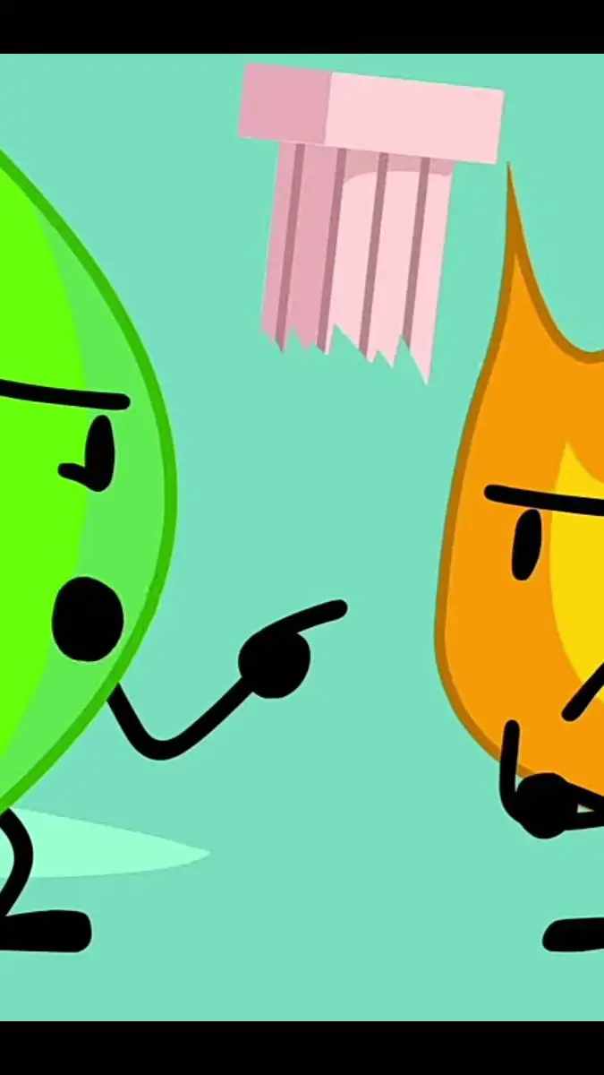 ai character: firey x leafy background