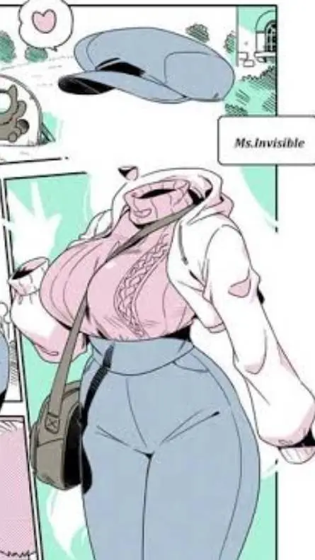 ai character: ms invisible  background