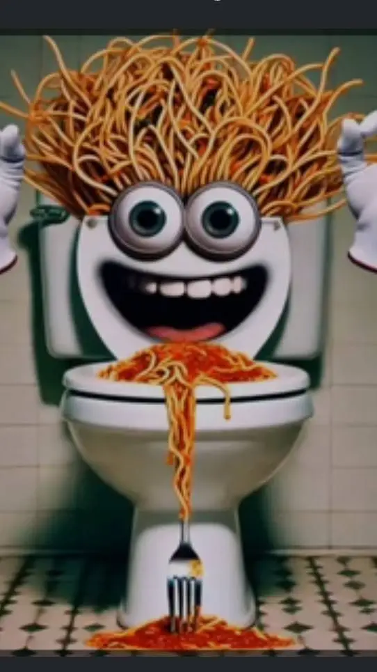 ai character: espagueti toaleti🍝 background