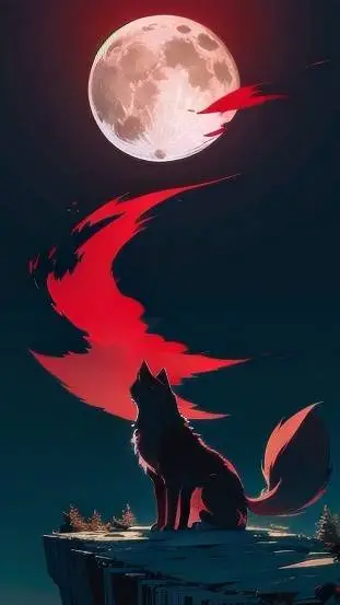 ai character: death wolf (male) background