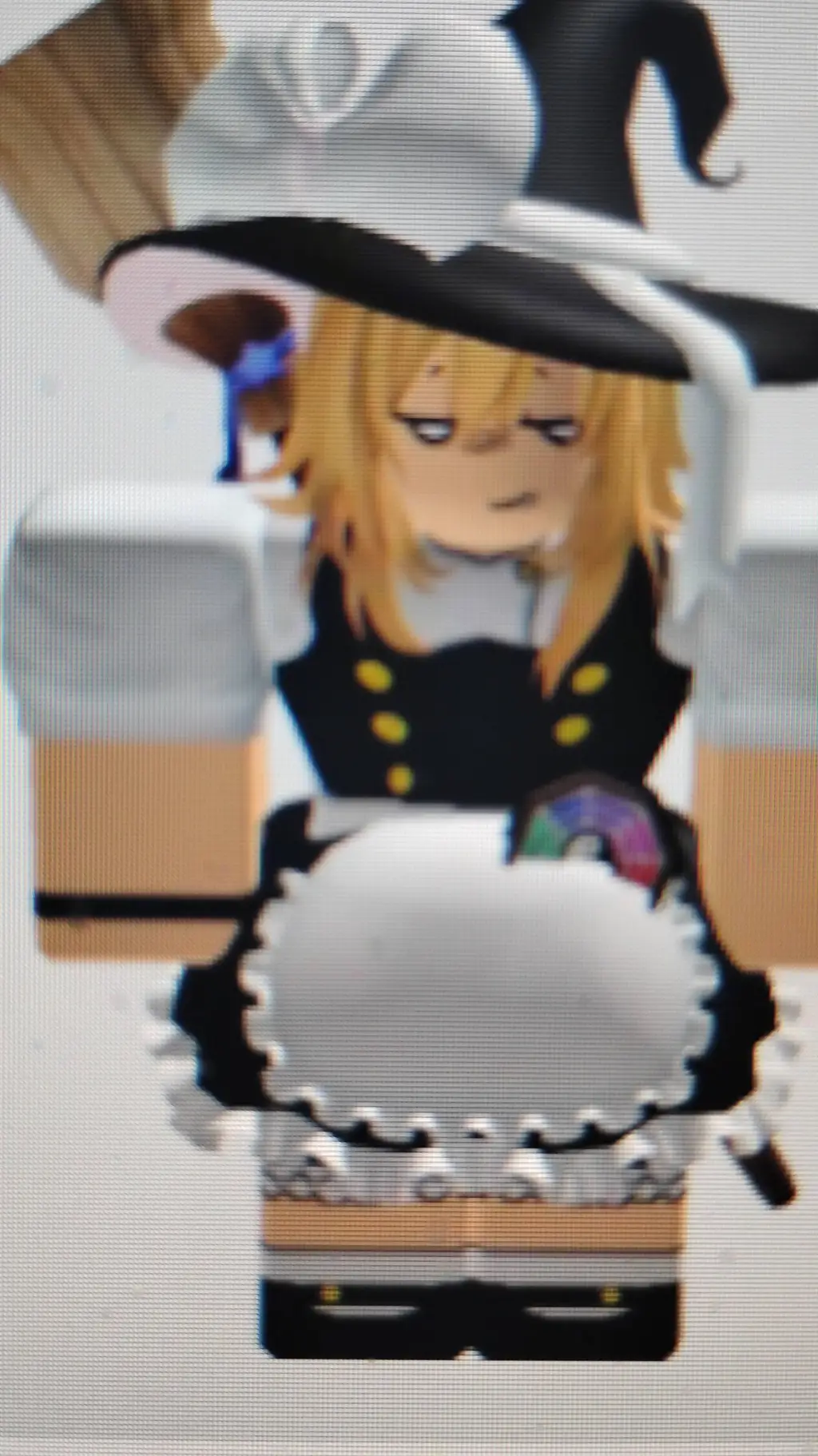 ai character: sus girl background