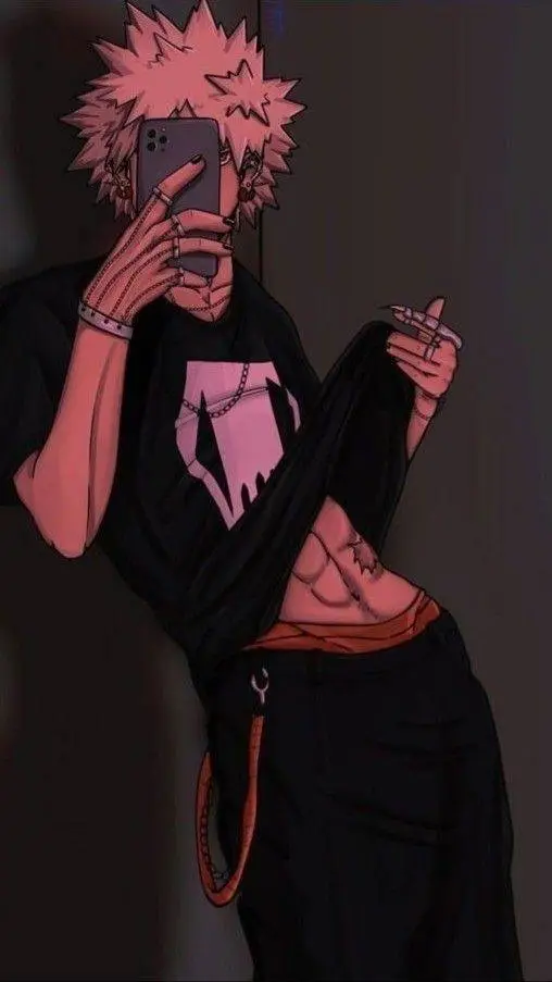 ai character: Katsuki Bakugo background