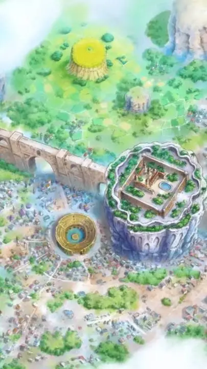 ai character: Dressrosa  background