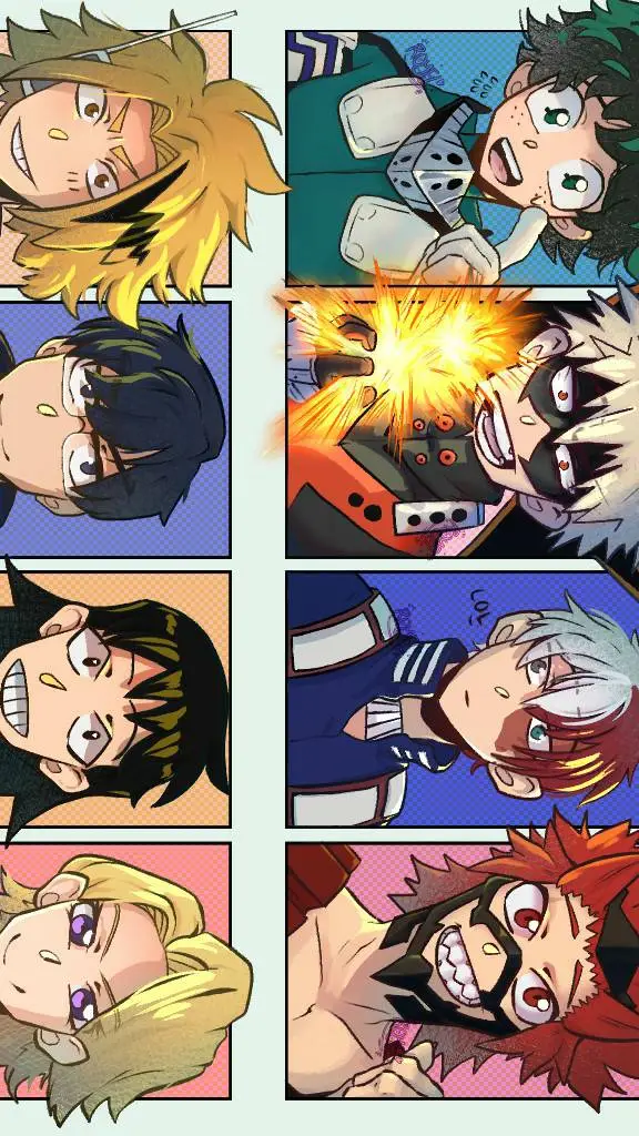 ai character: Mha boys background