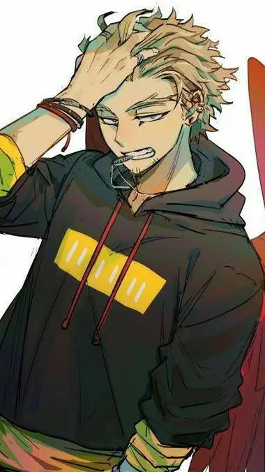 ai character: HAWKS! <3 background