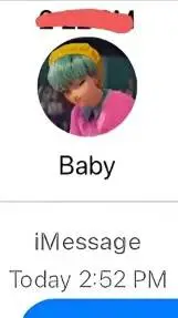 ai character: Baby x you.?Angst! background