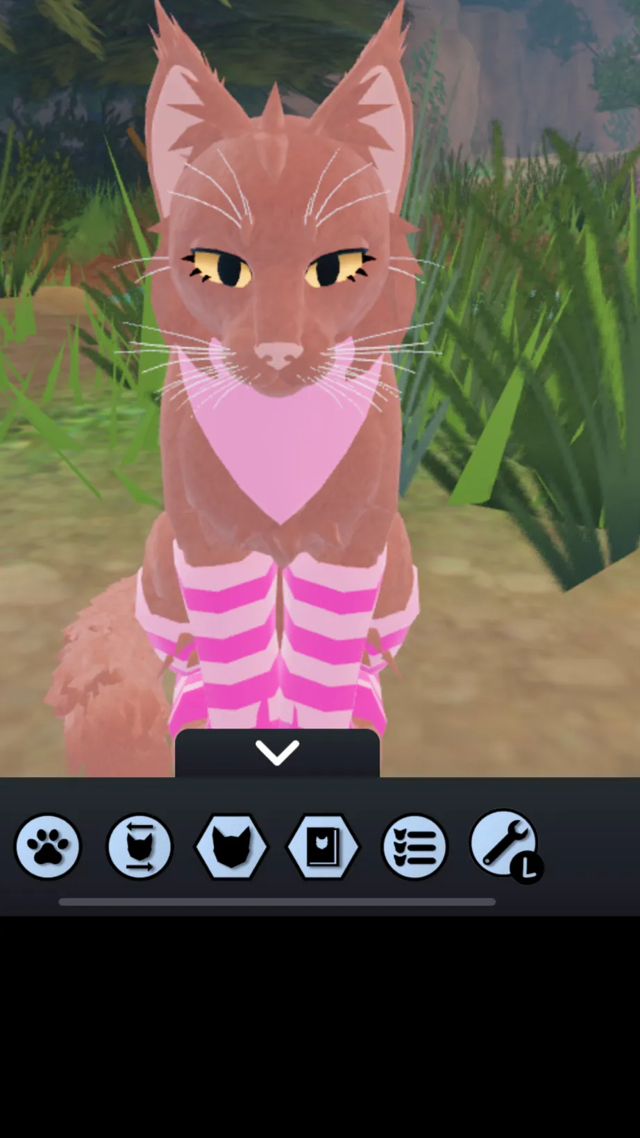 ai character: Chef kitty background