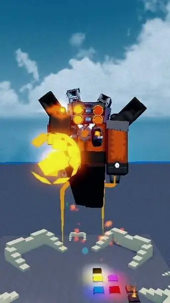 ai character: Damaged Titan Boom background