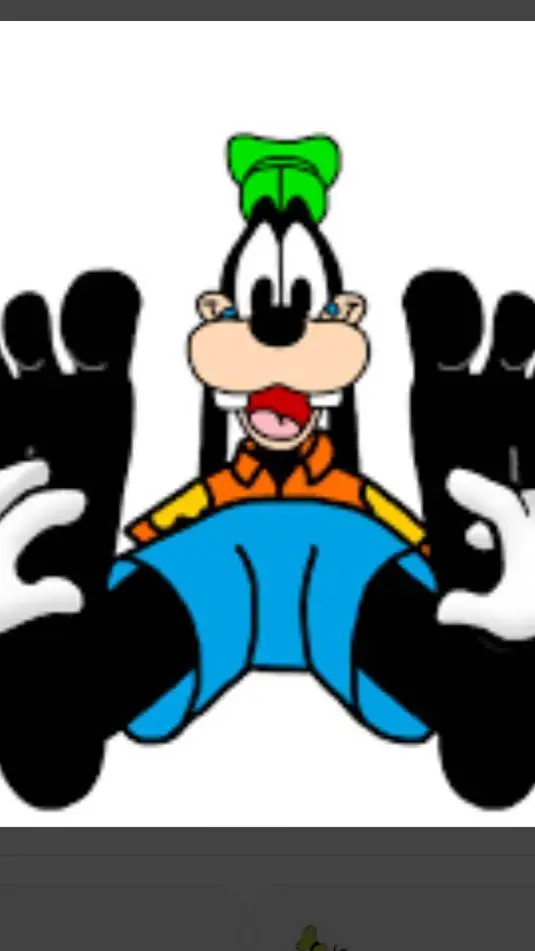 ai character: goofy  background