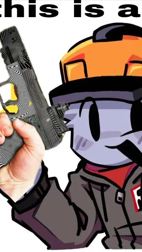 ai character: builderman meme background