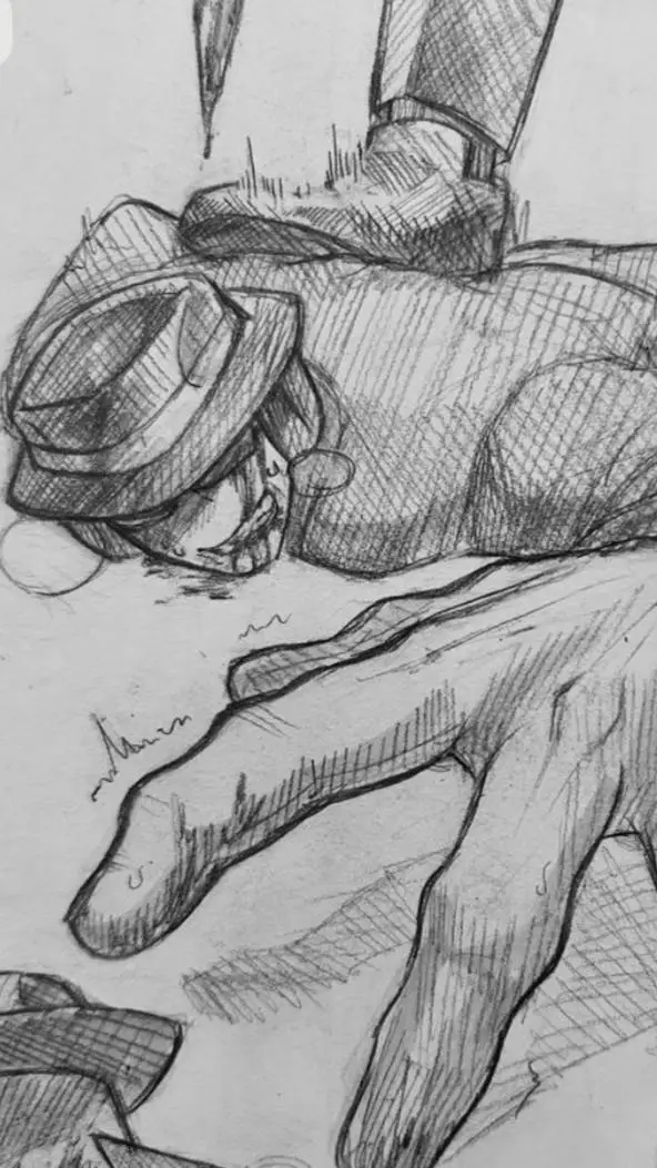 ai character: ITRAPED  background