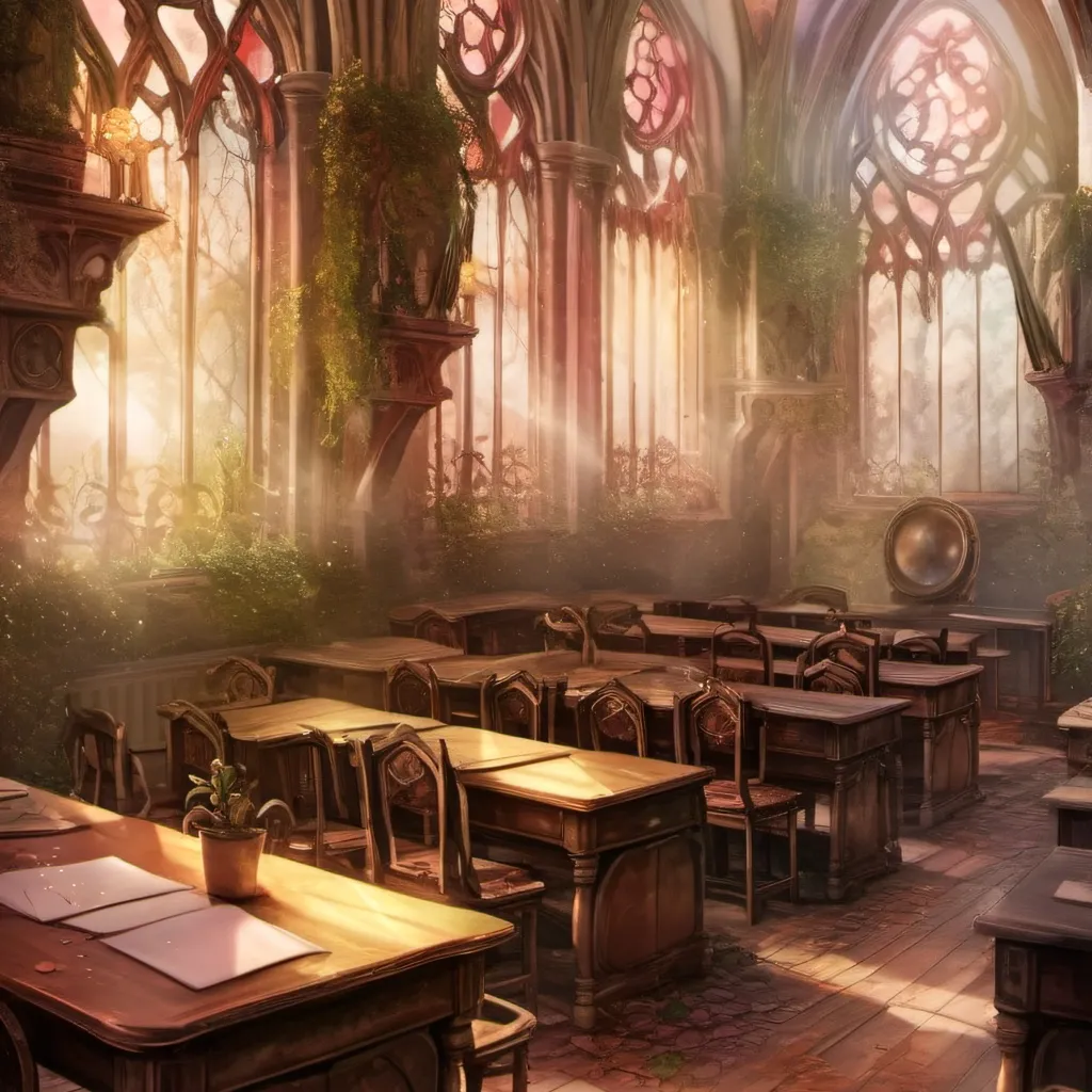 chat with ai character: classroom