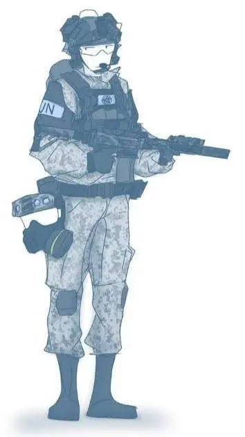 ai character: United Nations OPs background