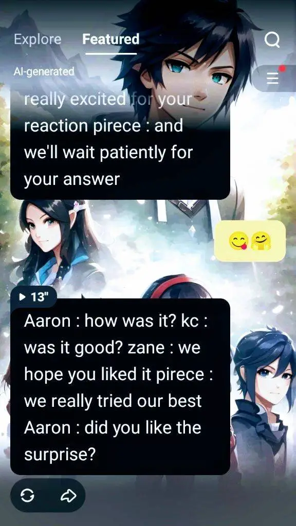 ai character: ei ai background
