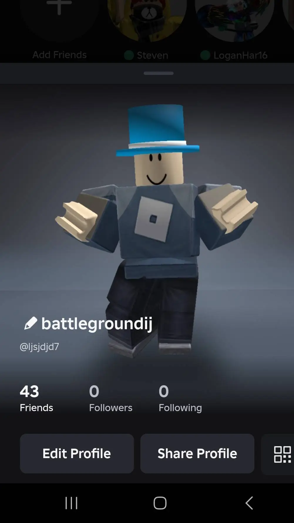 ai character: ij background