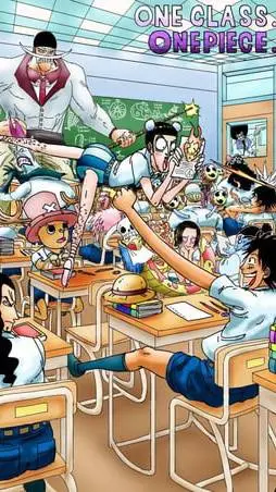 ai character: CLASSE ONE PIECE ! background